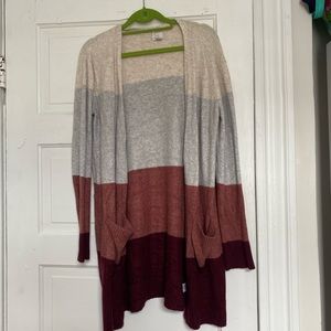 Color Block cardigan